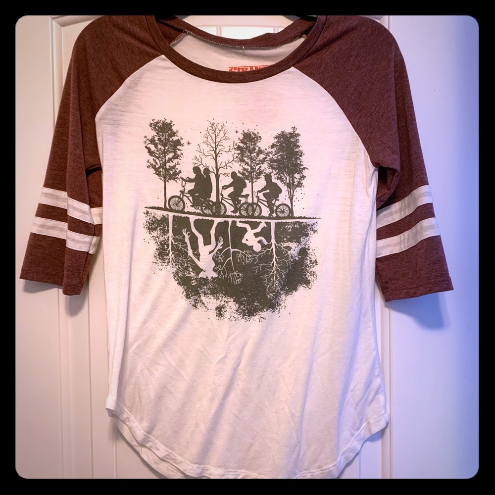 Stranger Things 3/4 sleeve t-shirt